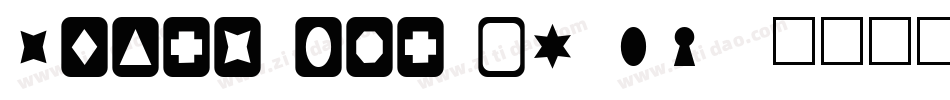 Stars for 3D FX字体转换